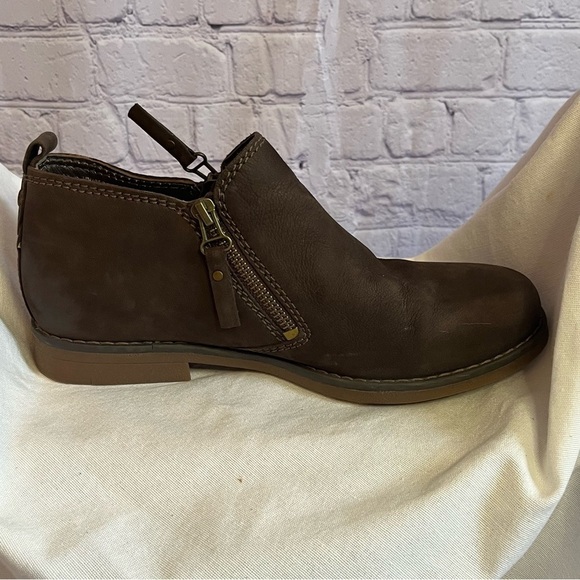 Hush Puppies Women's Mazin Cayto Ankle Boot Dark Brown Nubuck 8.5M - Picture 6 of 15